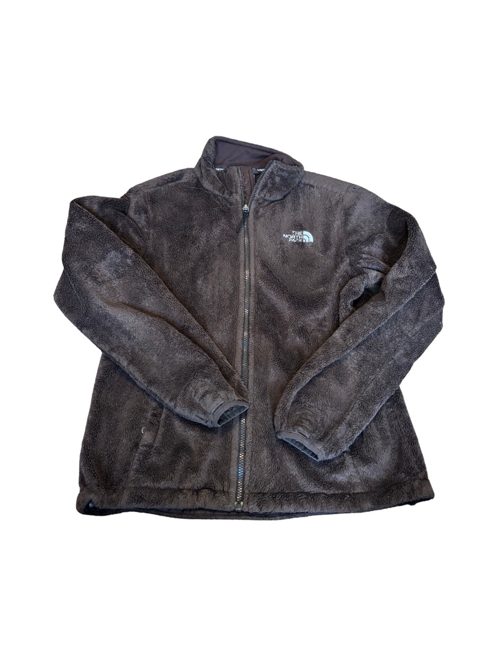 The North Face Kids' Charcoal Gray Plush Fleece Jacket